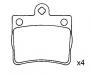 Plaquettes de frein Brake Pad Set:002 420 51 20