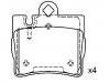 Bremsbelagsatz, Scheibenbremse Brake Pad Set:003 420 06 20