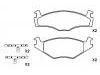 刹车片 Brake Pad Set:171 698 151 F