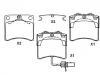 Pastillas de freno Brake Pad Set:7D0 698 151 C