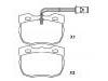 Bremsbelagsatz, Scheibenbremse Brake Pad Set:RTC6781