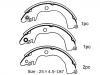 Zapata de freno Brake Shoe Set:NR4034