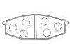 Plaquettes de frein Brake Pad Set:41060-91255