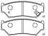 Bremsbelagsatz, Scheibenbremse Brake Pad Set:9172694