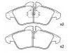 Plaquettes de frein Brake Pad Set:2D0 698 151