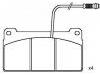 Bremsbelagsatz, Scheibenbremse Brake Pad Set:001 420 91 20