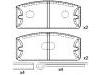 Bremsbelagsatz, Scheibenbremse Brake Pad Set:0996031700