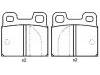 Plaquettes de frein Brake Pad Set:0060 724 237