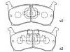 Pastillas de freno Brake Pad Set:FAY8-26-48Z