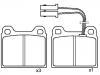 Pastillas de freno Brake Pad Set:0060 720 645