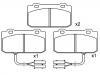 Brake Pad Set:0060 750 760