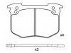 Plaquettes de frein Brake Pad Set:4250.45