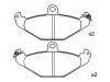 Brake Pad Set:4 762 999