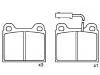 Bremsbelagsatz, Scheibenbremse Brake Pad Set:0060 778 257