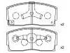 тормозная кладка Brake Pad Set:04491-87101