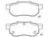 Pastillas de freno Brake Pad Set:43022-SR3-G02