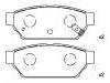 тормозная кладка Brake Pad Set:MB 928 314