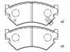 Plaquettes de frein Brake Pad Set:72519-3040