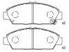 тормозная кладка Brake Pad Set:45022-S30-G10