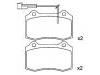 Brake Pad Set:4 728 999