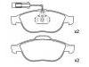 Bremsbelagsatz, Scheibenbremse Brake Pad Set:0060 717 131 44