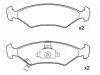 Bremsbelagsatz, Scheibenbremse Brake Pad Set:0K2A2-33-23Z