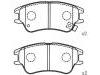 тормозная кладка Brake Pad Set:58101-02A10