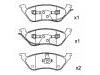 Pastillas de freno Brake Pad Set:05019805AA