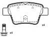 Plaquettes de frein Brake Pad Set:4253.22