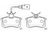 Brake Pad Set:7M3 698 451