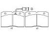 Brake Pad Set:190 6039