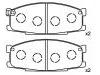 Bremsbelagsatz, Scheibenbremse Brake Pad Set:MB259949