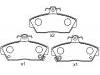 тормозная кладка Brake Pad Set:673 211 62 NBI