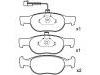 Pastillas de freno Brake Pad Set:7 736 219 9