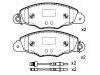 тормозная кладка Brake Pad Set:4251.84