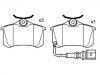 Bremsbelagsatz, Scheibenbremse Brake Pad Set:6Q0 698 451