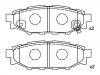 Bremsbelagsatz, Scheibenbremse Brake Pad Set:26696-AG010