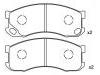 Pastillas de freno Brake Pad Set:MC838357