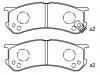 Pastillas de freno Brake Pad Set:04491-97502-000