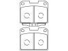 Pastillas de freno Brake Pad Set:MB895303