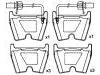 Plaquettes de frein Brake Pad Set:3D0 698 151 A