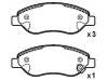 Bremsbelagsatz, Scheibenbremse Brake Pad Set:16 05 355