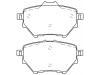刹车片 Brake Pad Set:1612911480