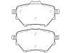 тормозная кладка Brake Pad Set:1612911480